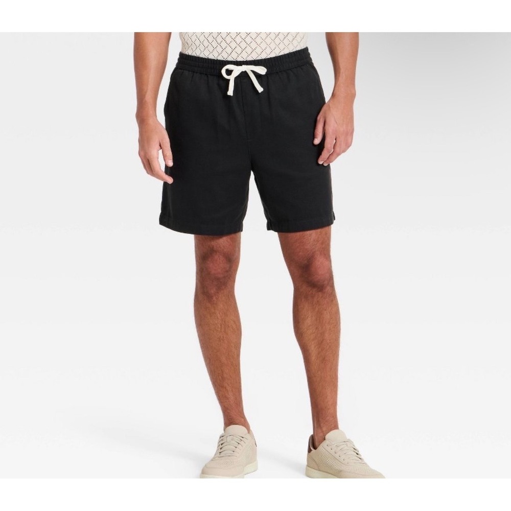 Goodfellow & Co Mens Vintage Pull-On Shorts Charcoal Gray Size M 7 Inch Inseam